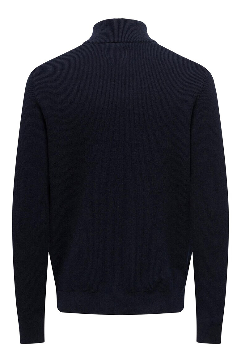 Only & Sons Пуловер с къс цип - Pepit.bg