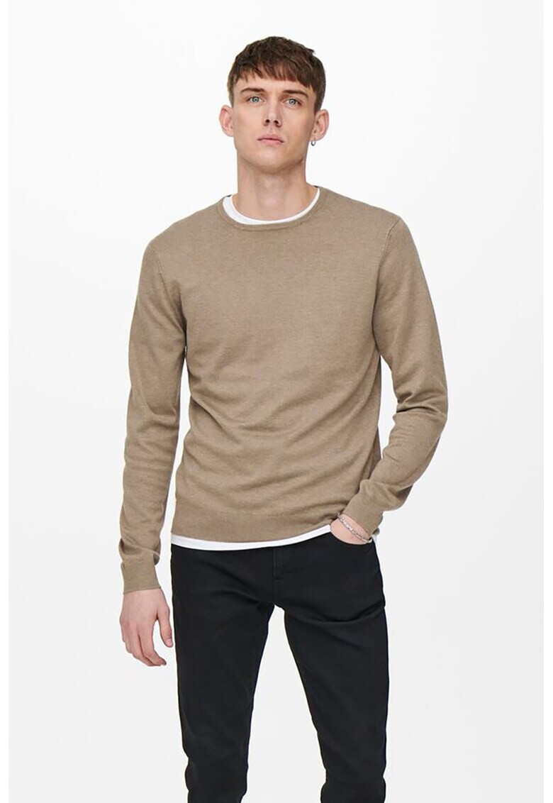Only & Sons Пуловер с овално деколте - Pepit.bg