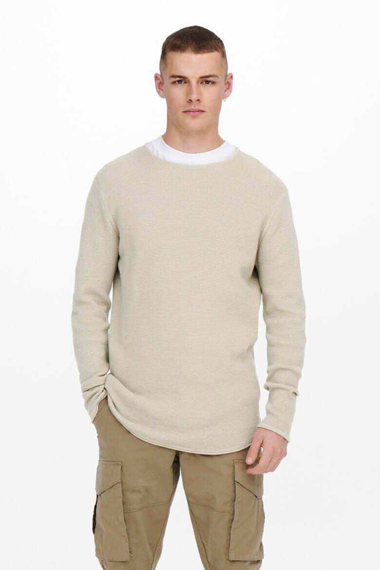 Only & Sons Пуловер с релеф - Pepit.bg