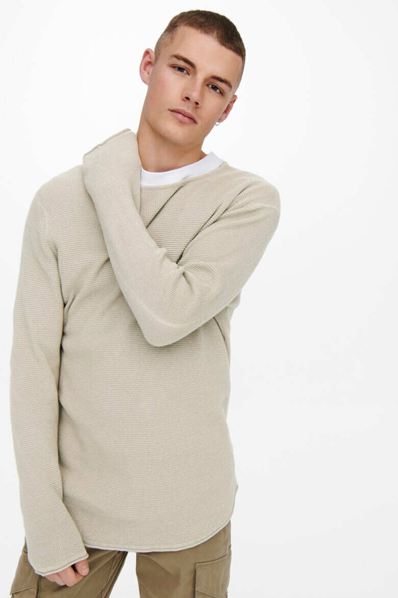 Only & Sons Пуловер с релеф - Pepit.bg