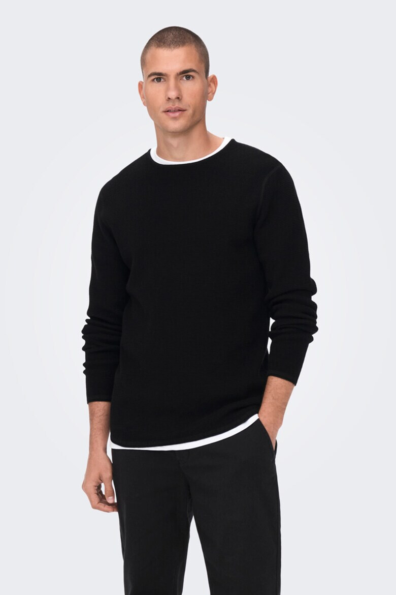 Only & Sons Пуловер с релеф - Pepit.bg