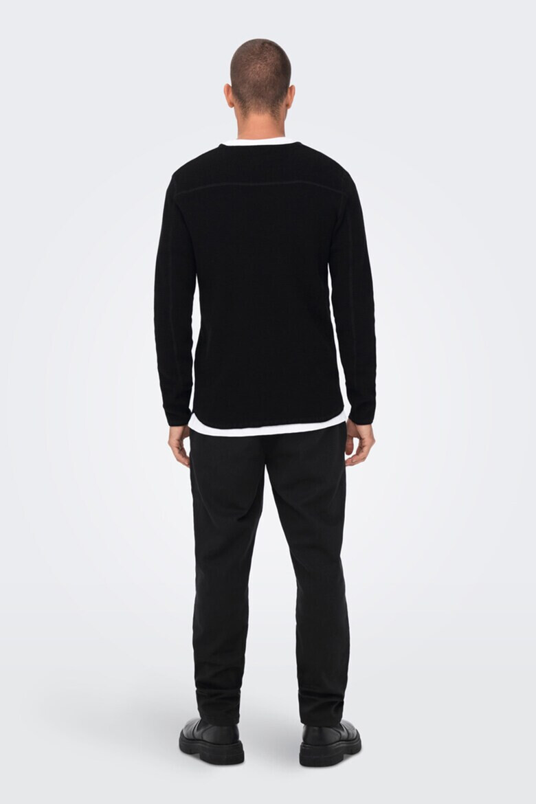 Only & Sons Пуловер с релеф - Pepit.bg
