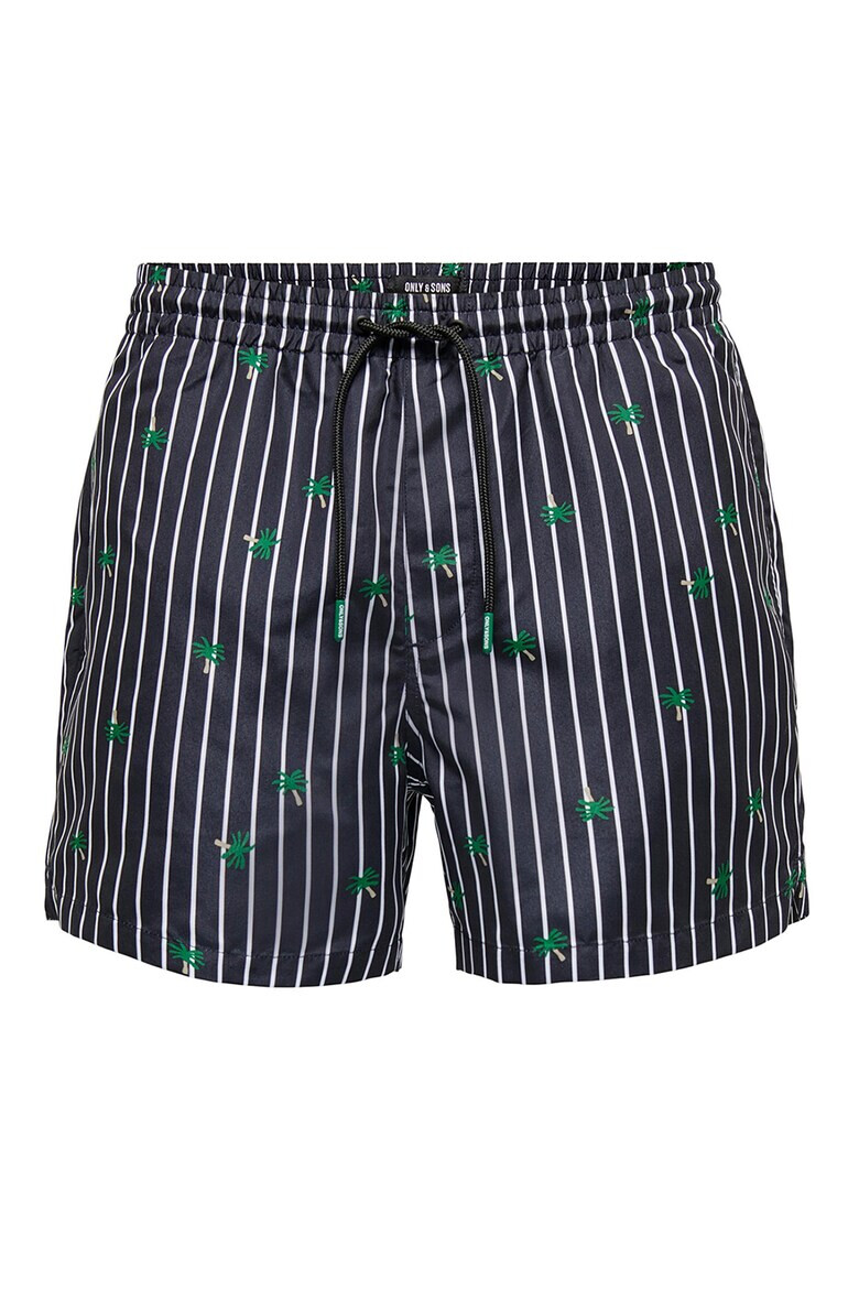 Only & Sons Раирани плувни шорти - Pepit.bg
