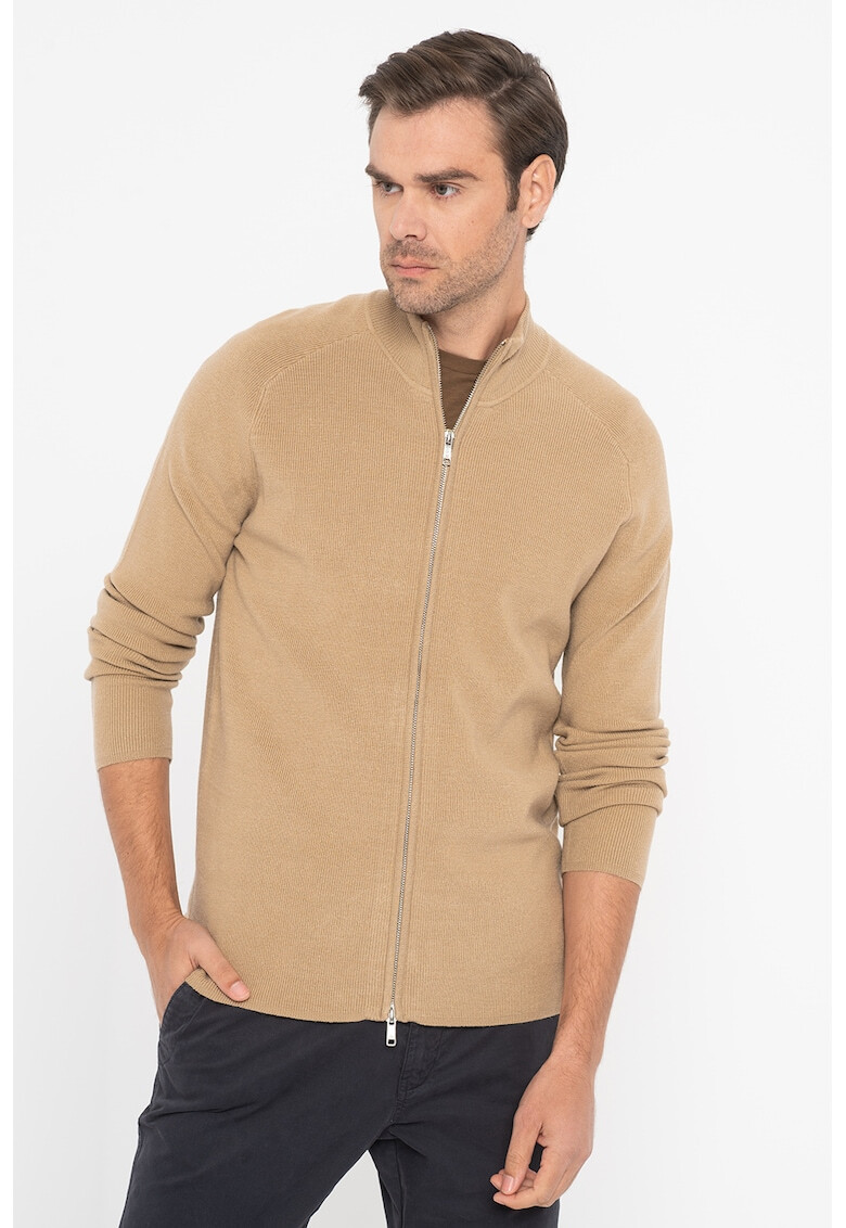 Only & Sons Рипсен пуловер Blake с цип - Pepit.bg