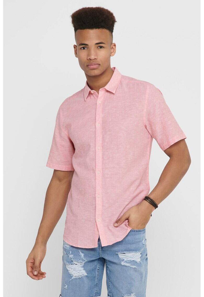 Only & Sons Риза Caiden с лен - Pepit.bg