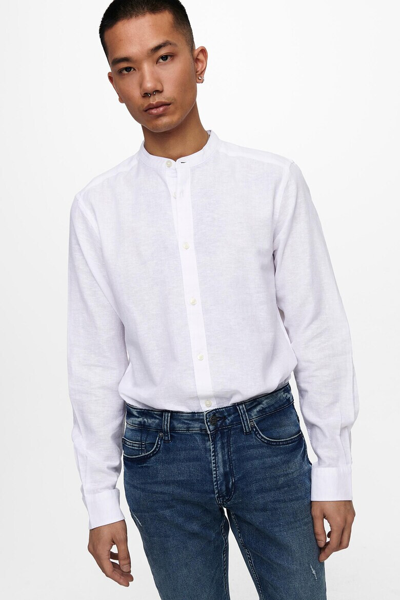 Only & Sons Риза с лен - Pepit.bg