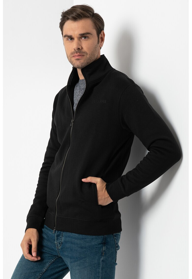 Only & Sons Суитшърт с цип и лого - Pepit.bg