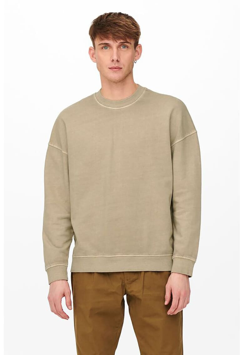 Only & Sons Суитшърт с паднали ръкави - Pepit.bg