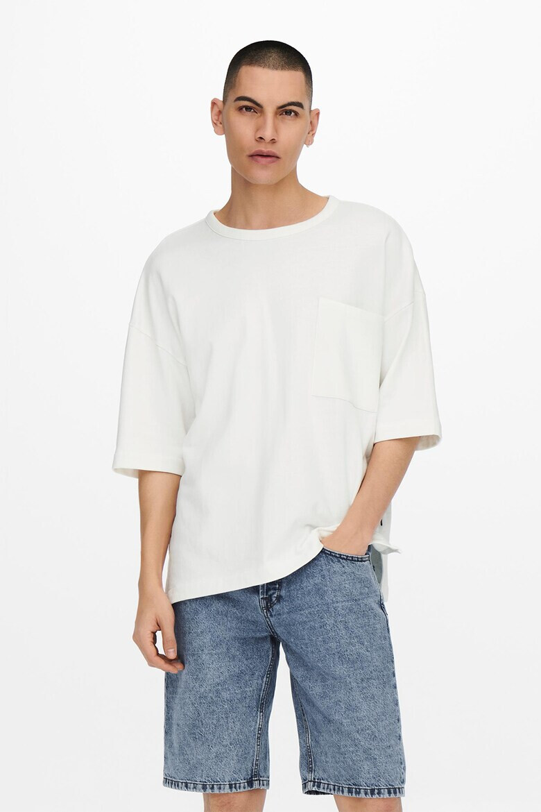 Only & Sons Тениска с джоб на гърдите - Pepit.bg