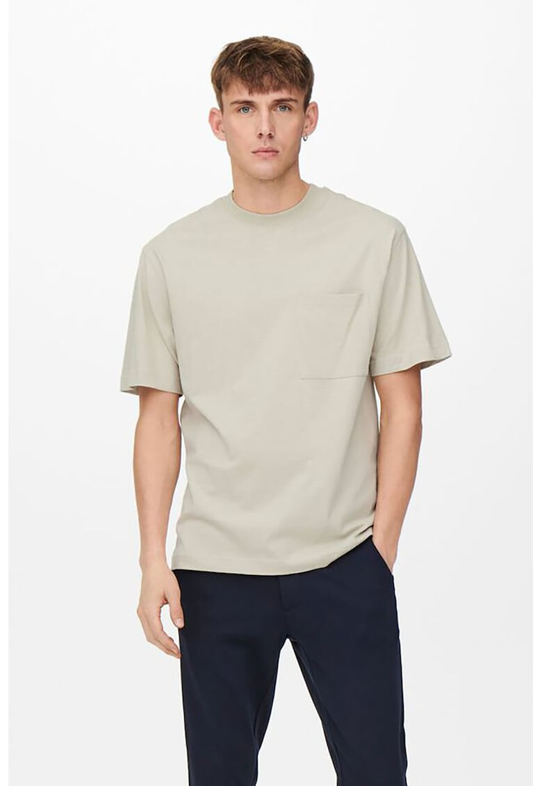Only & Sons Тениска Cole с джоб на гърдите - Pepit.bg