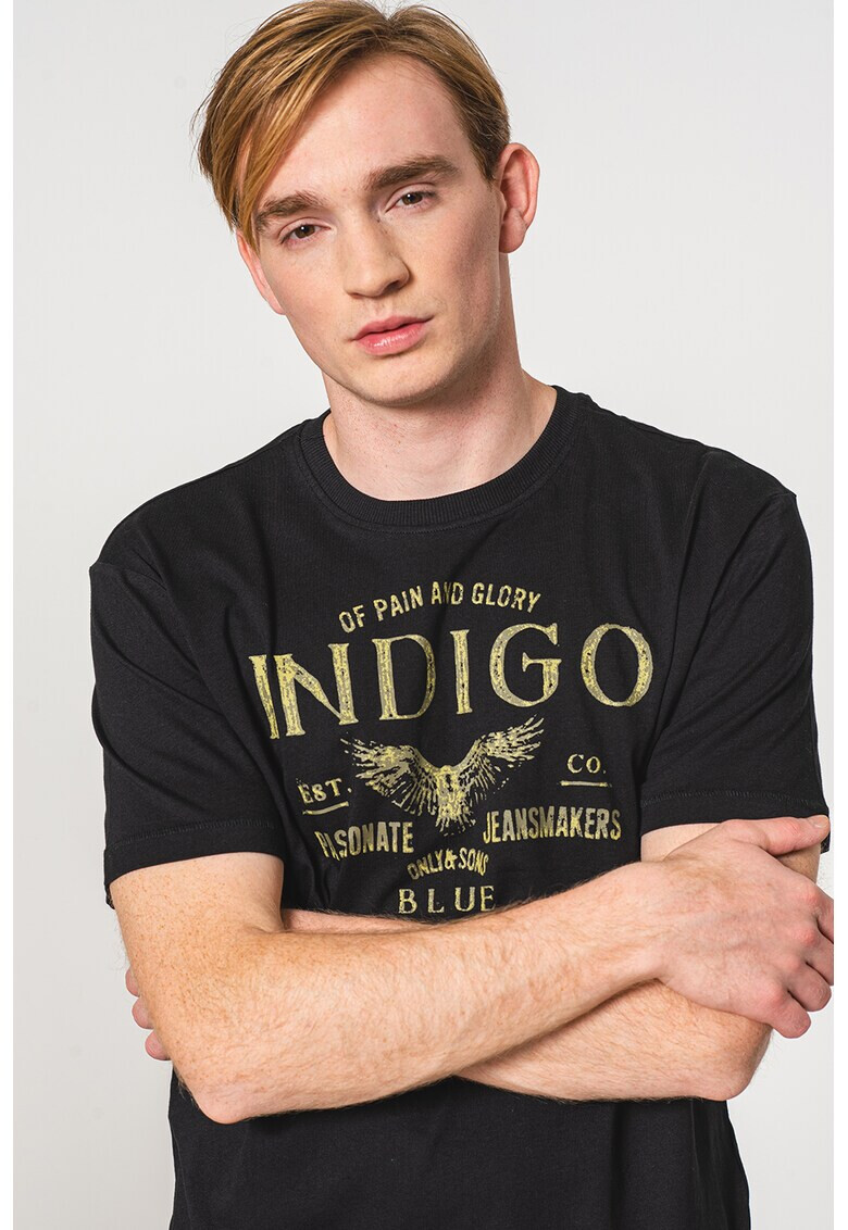 Only & Sons Тениска с овално деколте Bendt - Pepit.bg