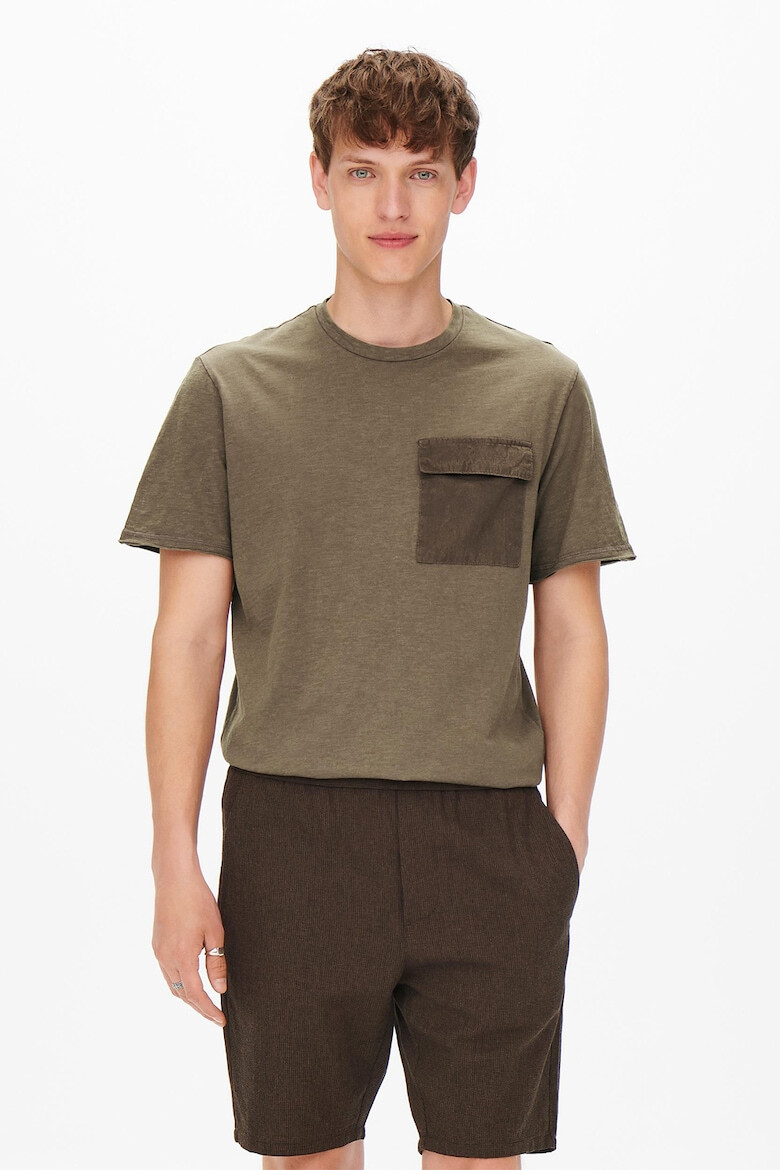 Only & Sons Тениска с пришит джоб - Pepit.bg