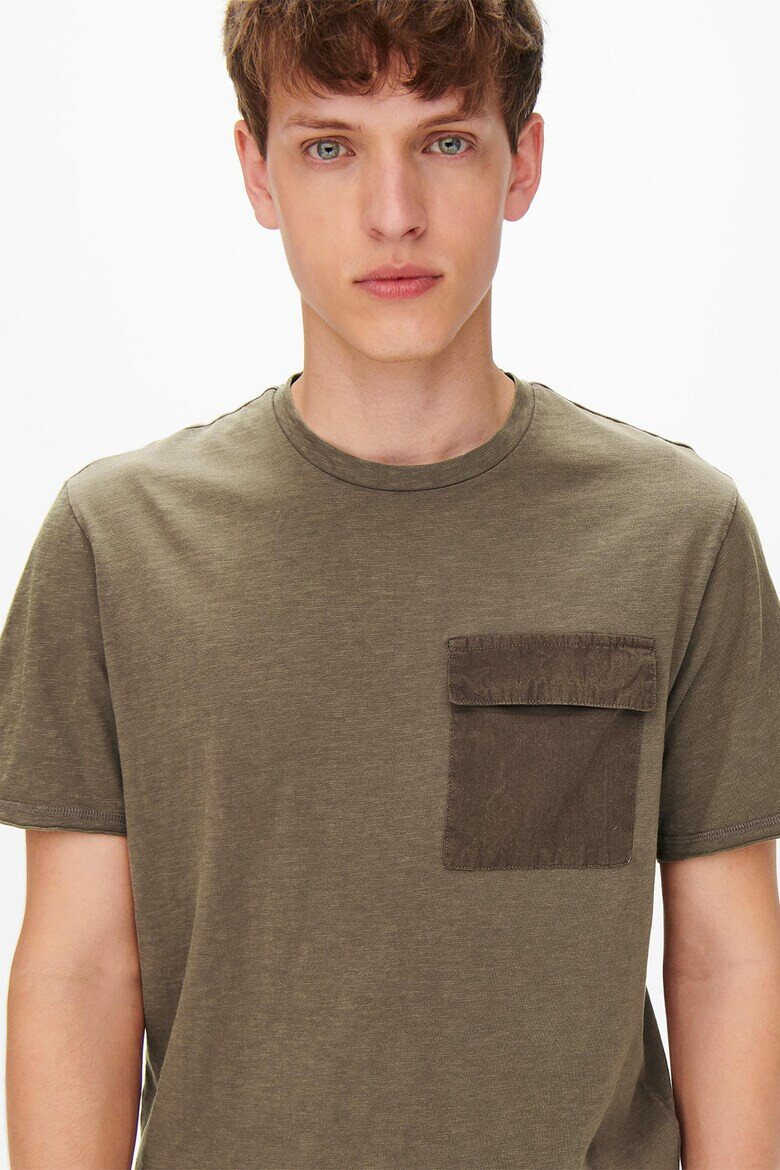 Only & Sons Тениска с пришит джоб - Pepit.bg