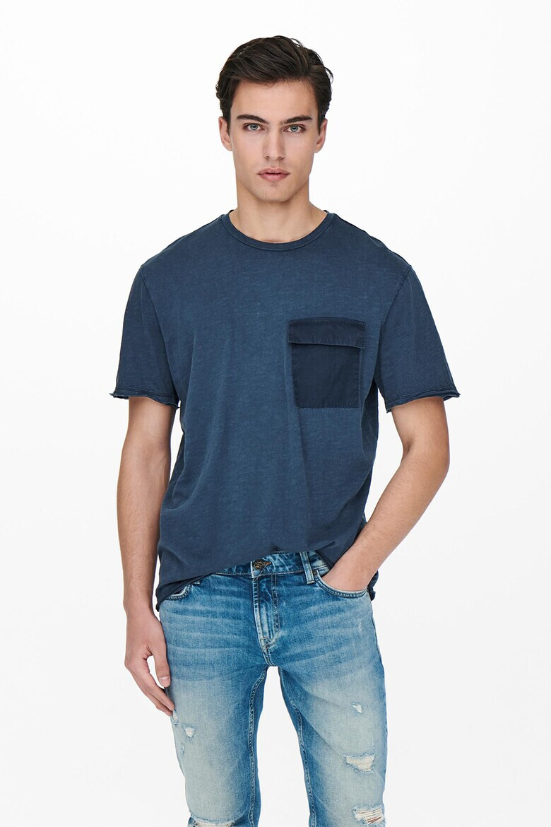 Only & Sons Тениска с пришит джоб - Pepit.bg