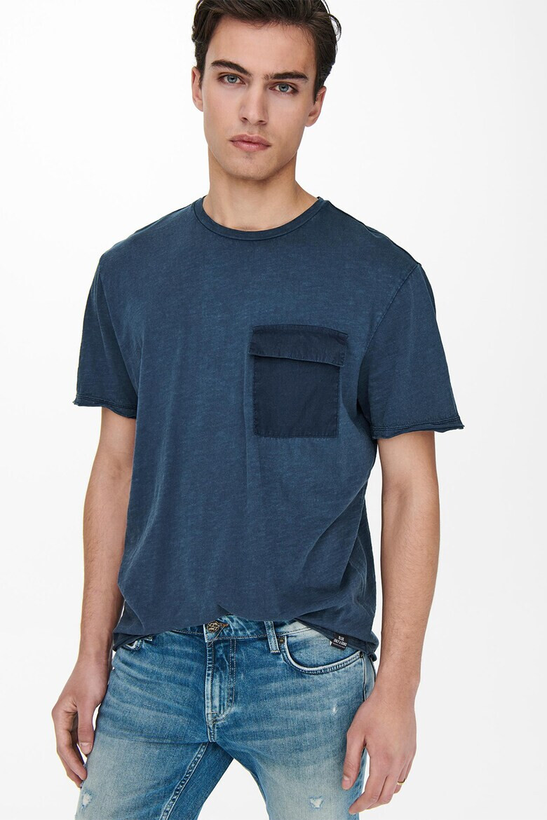 Only & Sons Тениска с пришит джоб - Pepit.bg
