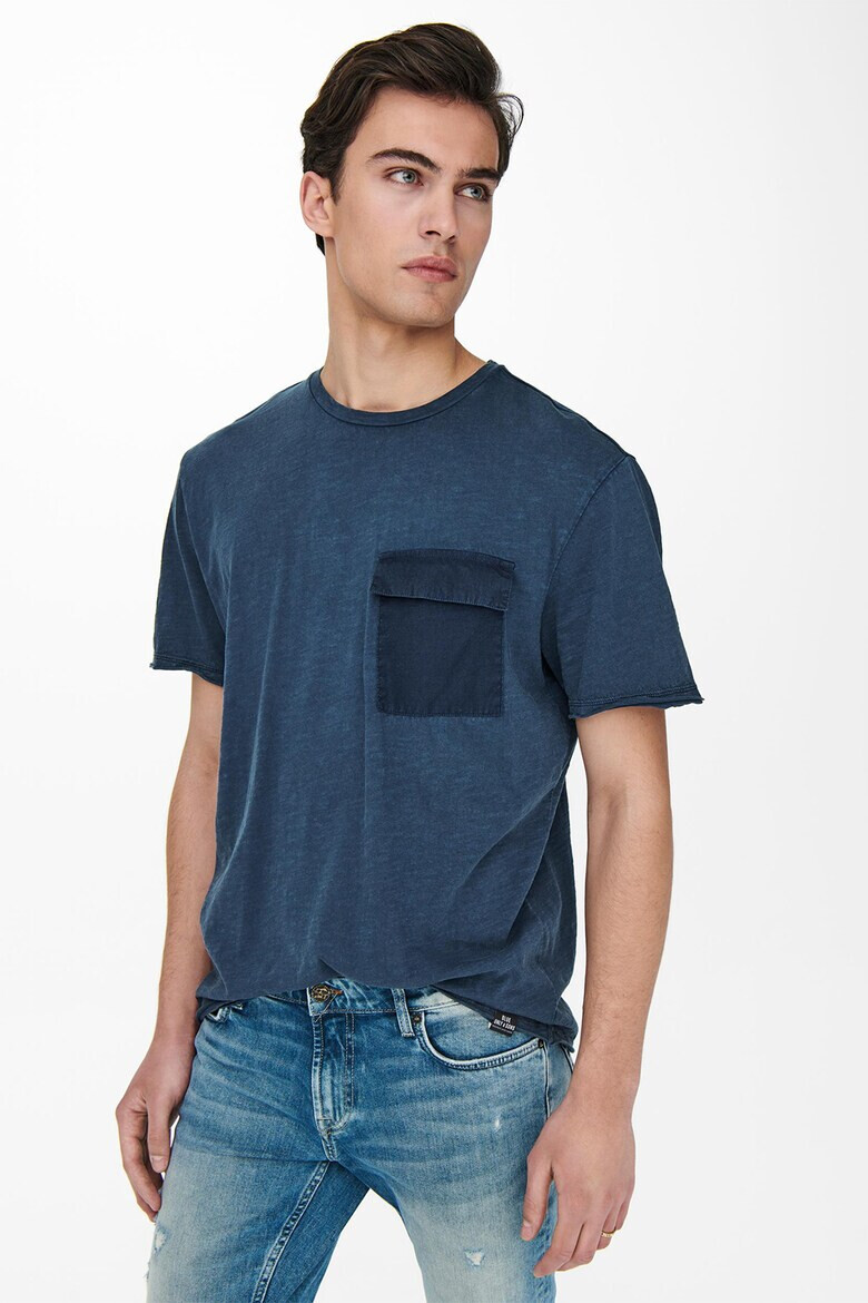 Only & Sons Тениска с пришит джоб - Pepit.bg