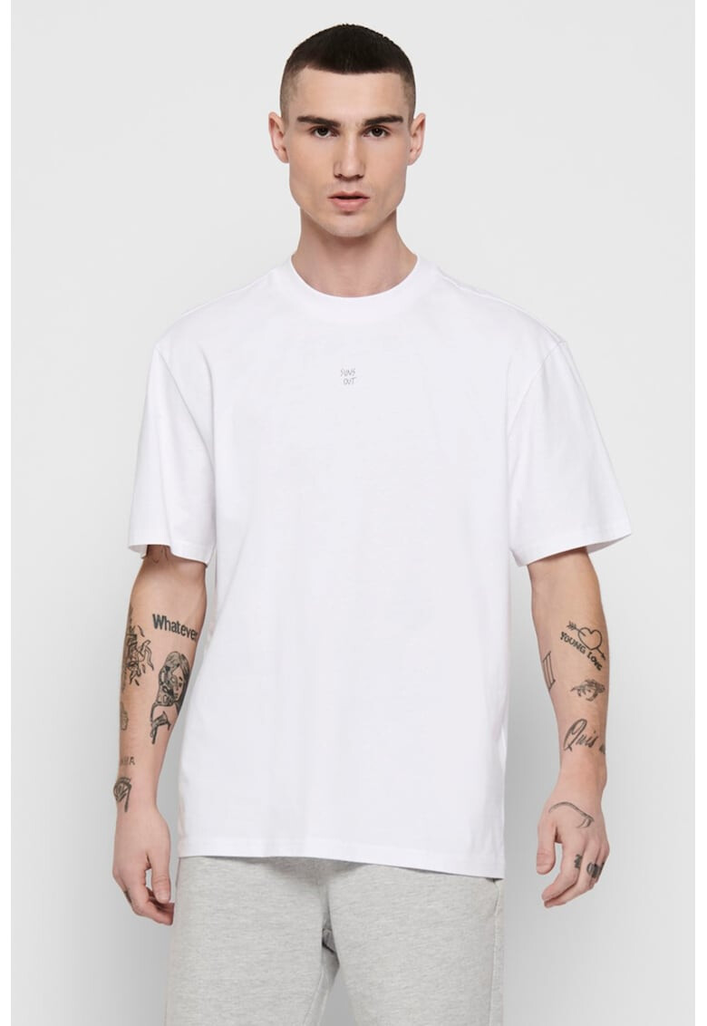 Only & Sons Тениска с овално деколте - Pepit.bg