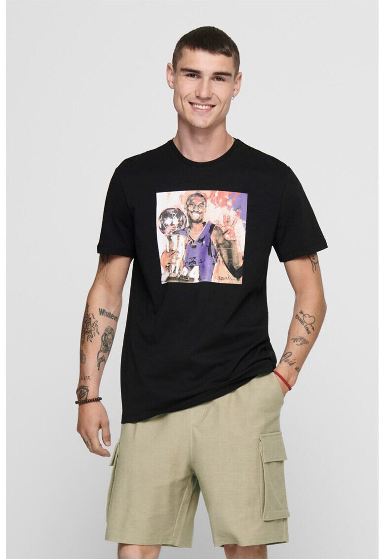 Only & Sons Тениска с щампа - Pepit.bg