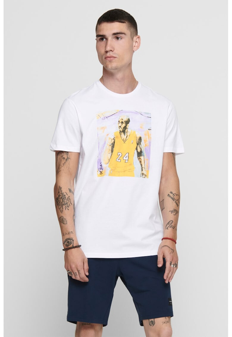 Only & Sons Тениска с щампа - Pepit.bg