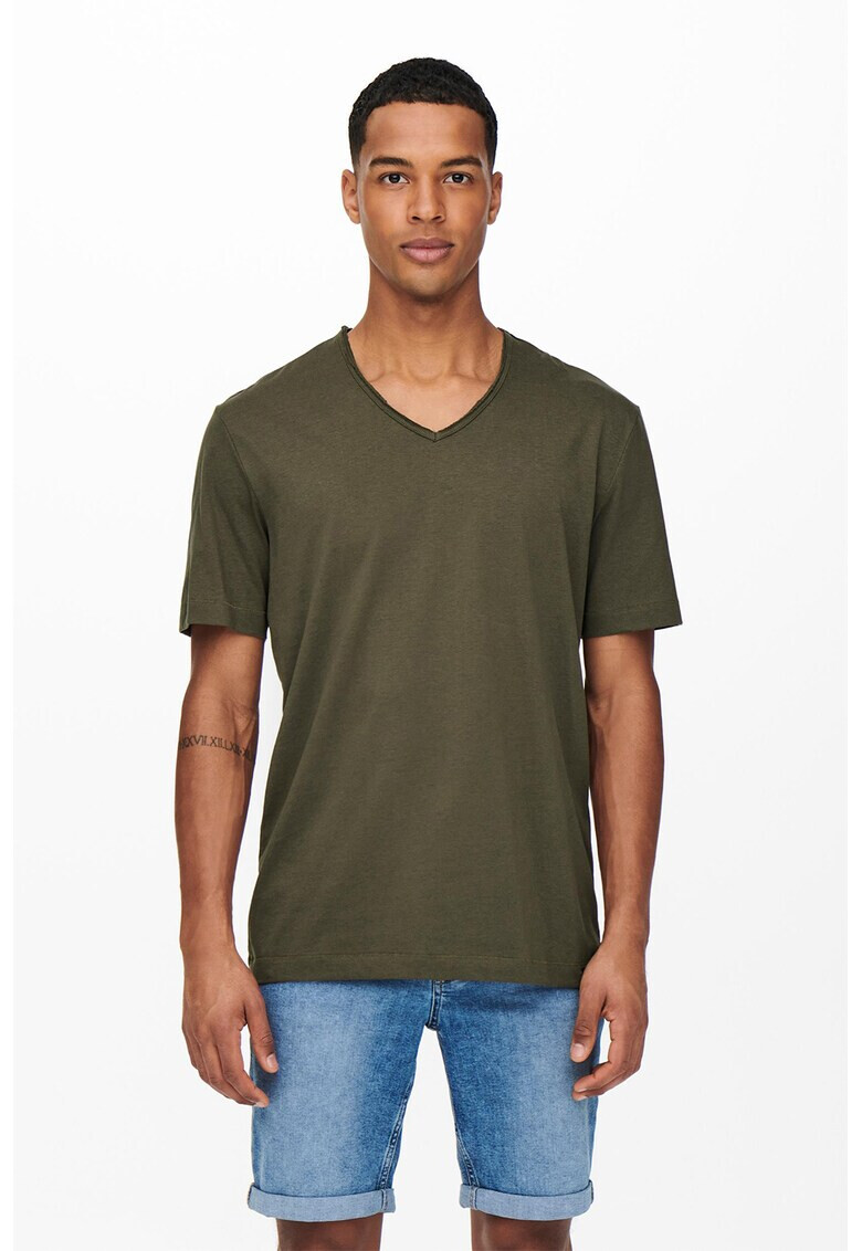 Only & Sons Тениска с шпиц - Pepit.bg