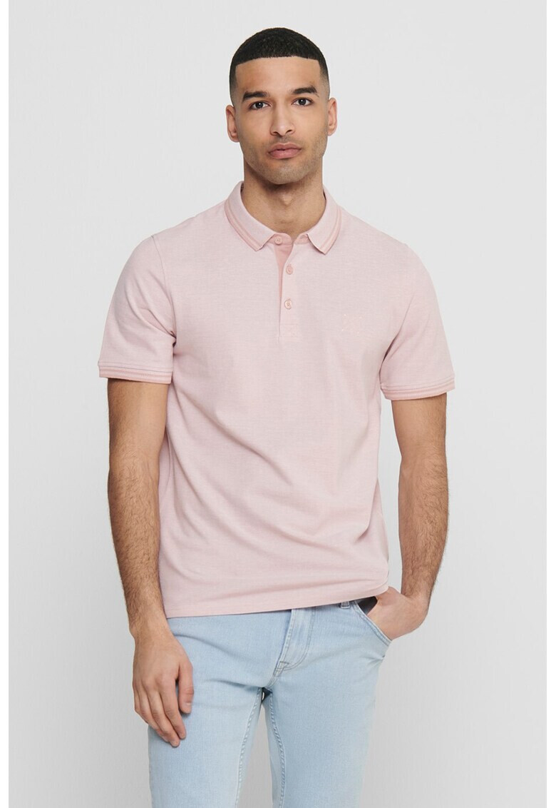 Only & Sons Тениска Stan с яка - Pepit.bg