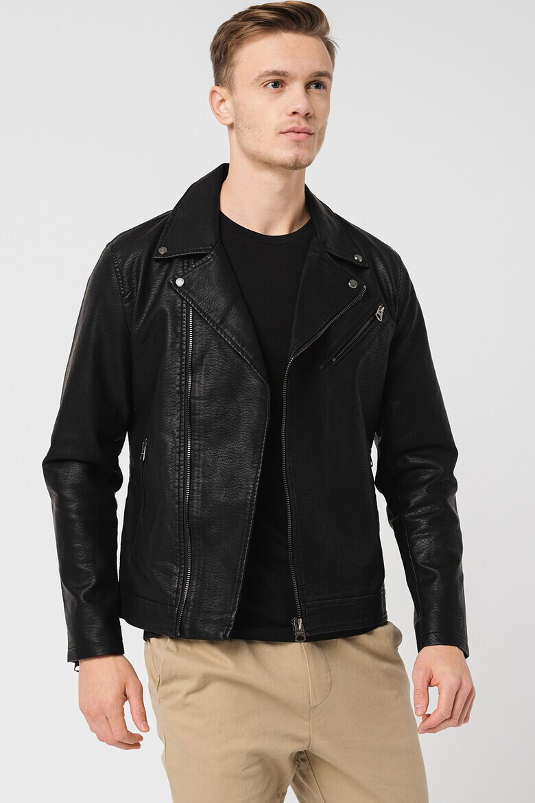 Only & Sons Яке Sean от еко кожа - Pepit.bg