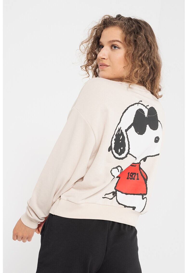 Only Суитшърт Peanuts с паднали ръкави - Pepit.bg