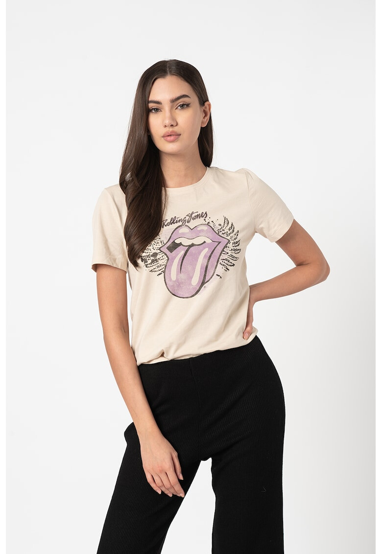 Only Тениска с щампа Rolling Stones - Pepit.bg