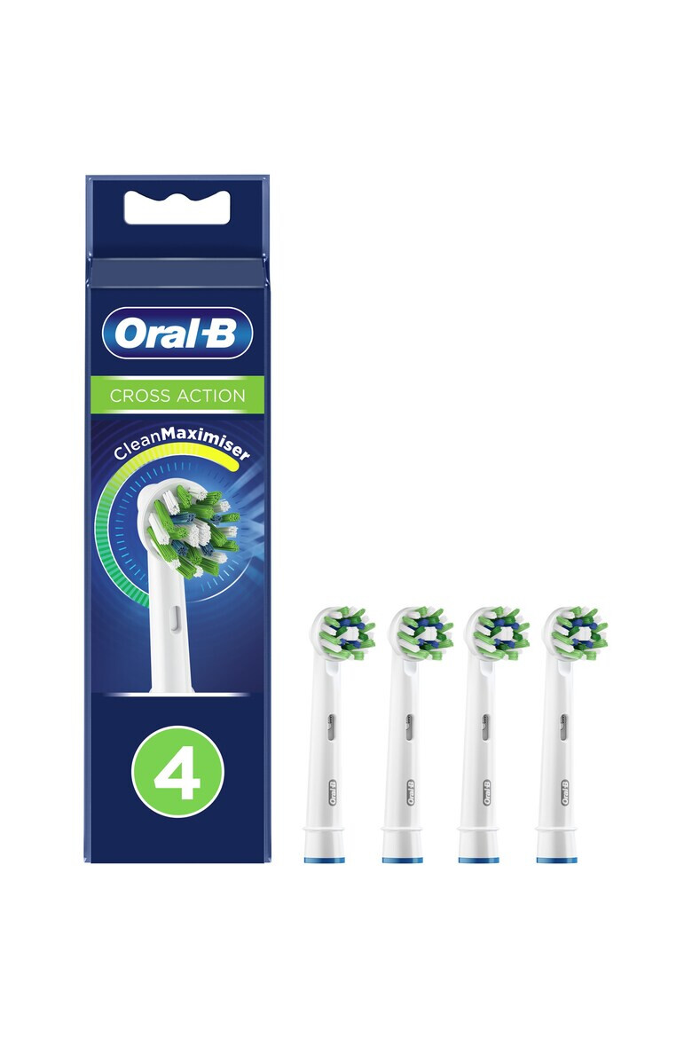 Oral-B Резерва за електрическа четка за зъби Cross Action EB50 4 броя - Pepit.bg