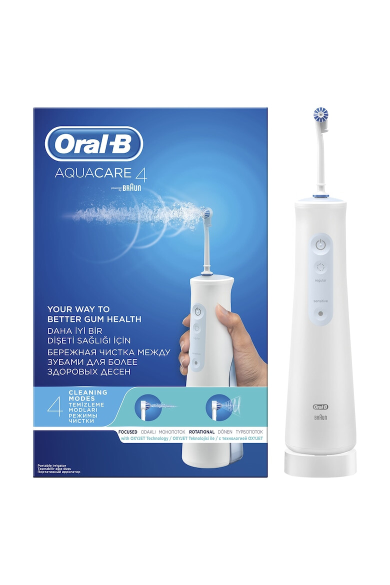 Oral-B Зъбен душ Aqua Care 2 нива на налягане 1 накрайник Бял - Pepit.bg