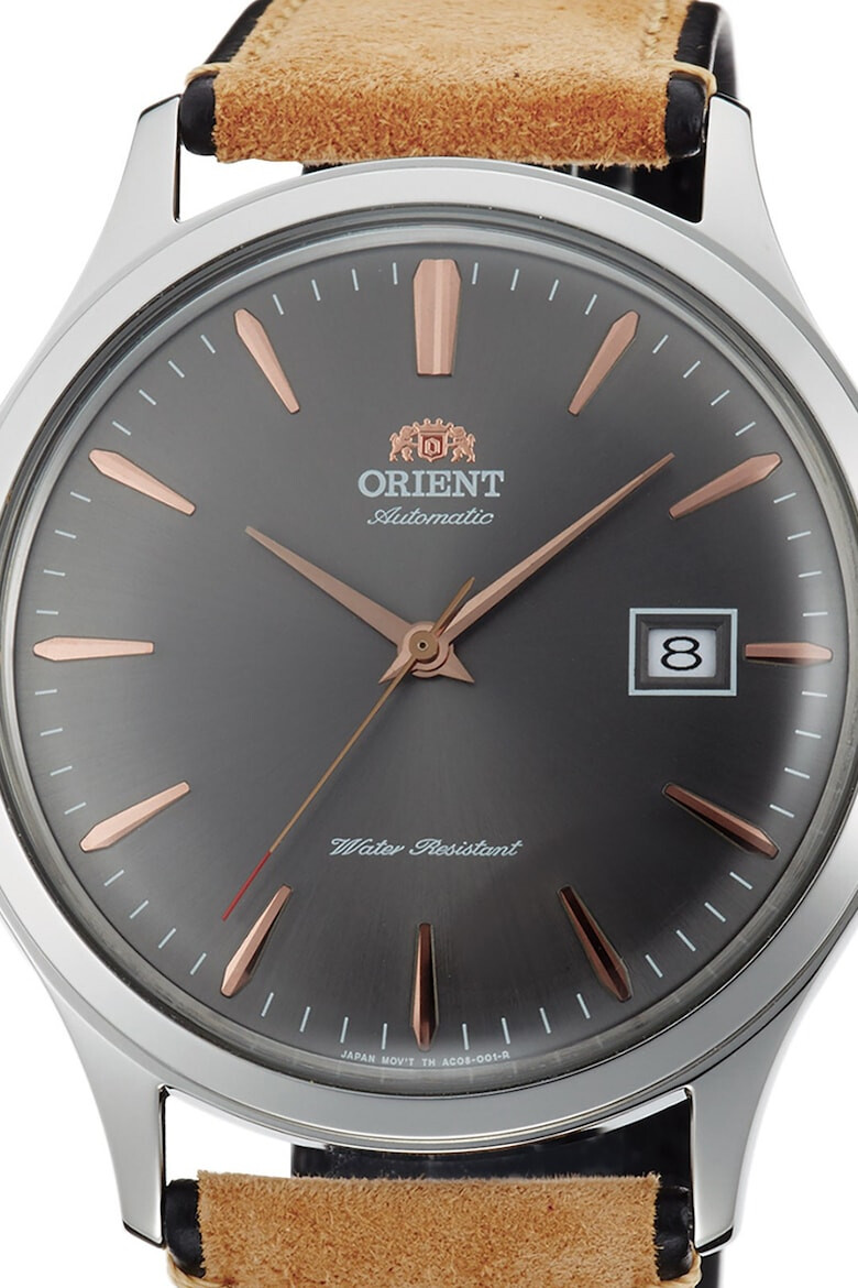 ORIENT Часовник с велурена каишка - Pepit.bg