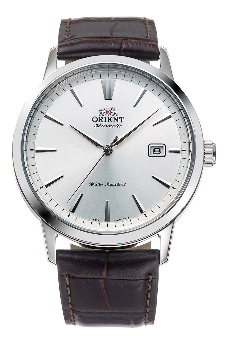 ORIENT Овален часовник с кожена каишка - Pepit.bg