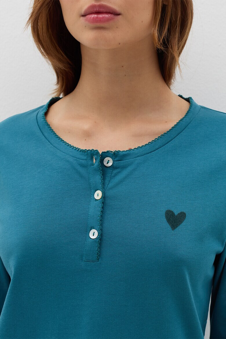 OVS Дълга пижама Henley - Pepit.bg