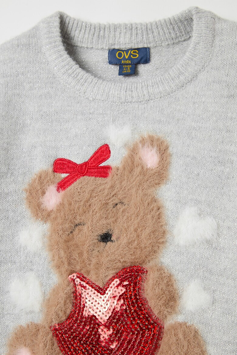 OVS Пуловер с принт Teddy Bear - Pepit.bg