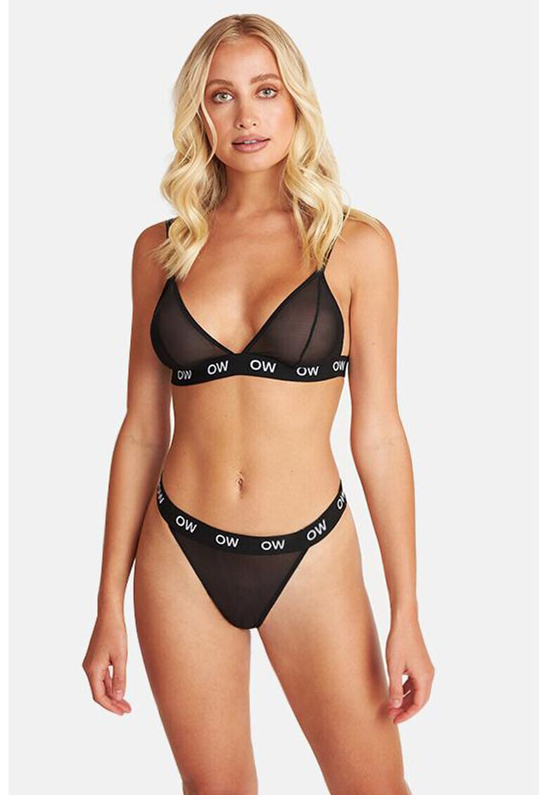 OW Intimates Мрежест сутиен Aria с лого - Pepit.bg