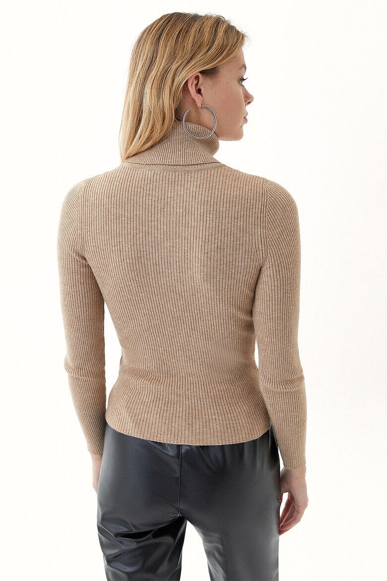OXXO Ribbed Jersey Blouse WIth Turtleneck - Pepit.bg