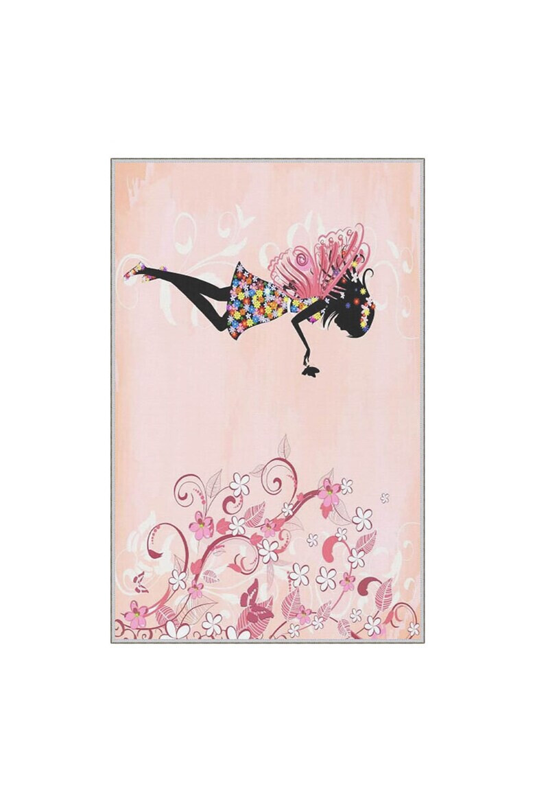 Oyo home Килим Butterfly 140x220 см Полиестер Дигитален печат Неплъзгащ се Многоцветен - Pepit.bg