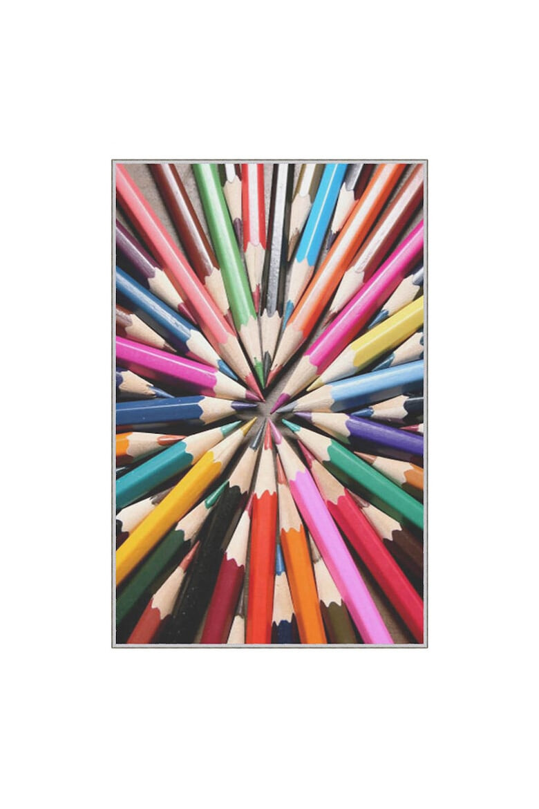 Oyo home Килим Pencils 140x220 см Полиестер Дигитален печат Неплъзгаща се долна страна Многоцветен - Pepit.bg