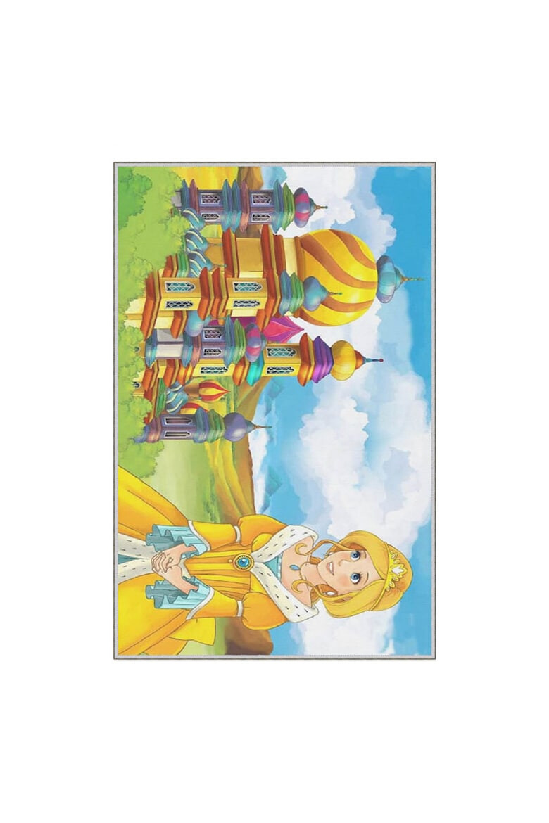 Oyo home Килим Princess 140x220 см Полиестер Дигитален печат Неплъзгаща се долна страна Многоцветен - Pepit.bg