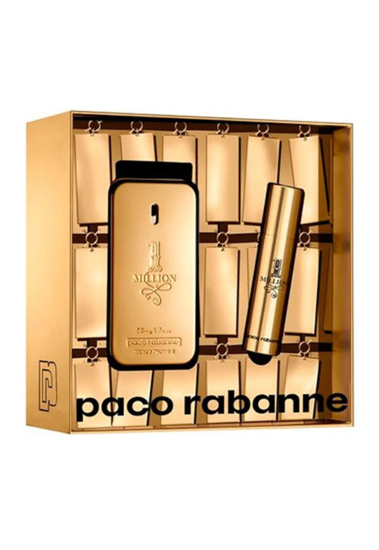 Paco Rabanne Комплект 1 Million Мъжки: Тоалетна вода 50 мл + Тоалетна вода 10 мл - Pepit.bg