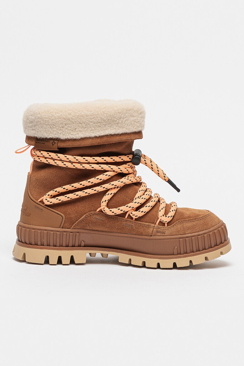 Palladium Кожени боти Pallashock Hiver - Кафяв - Pepit.bg
