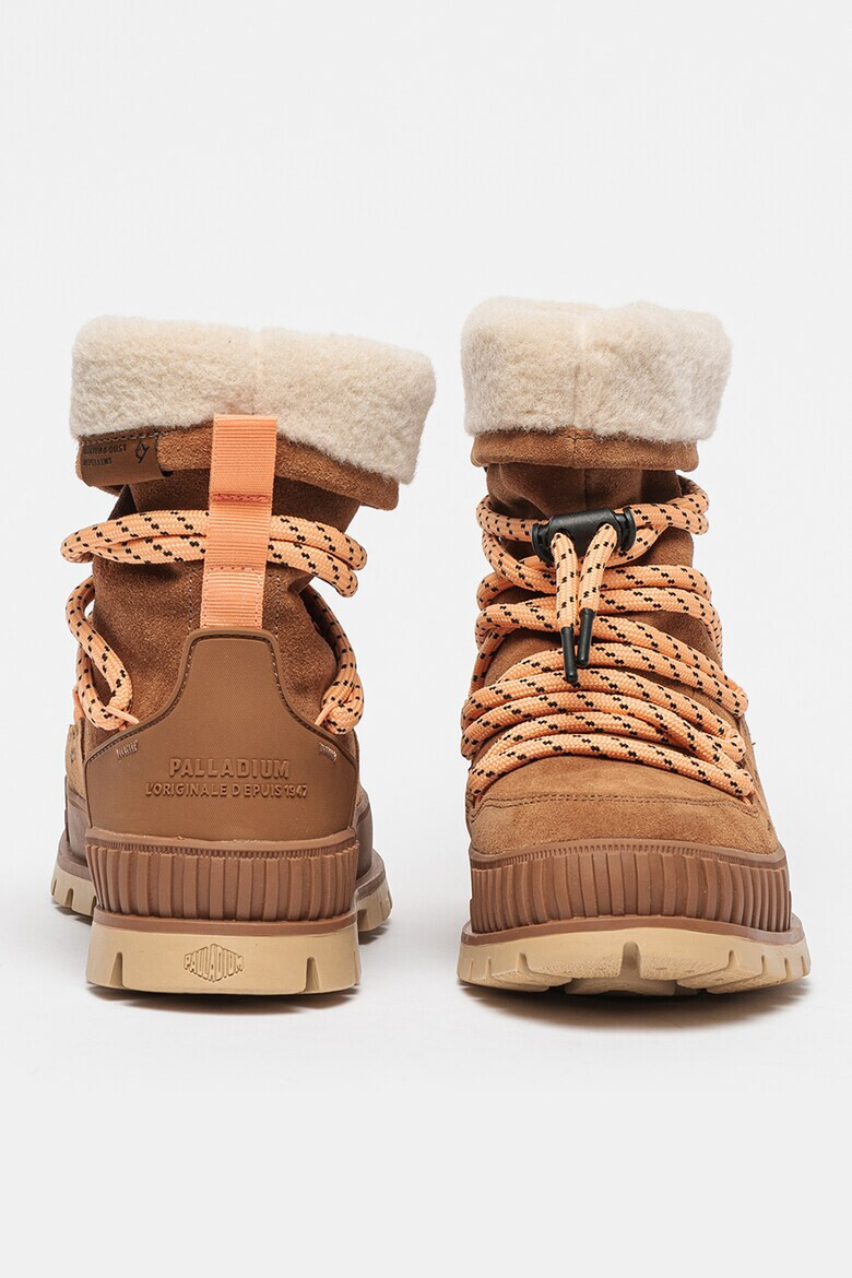 Palladium Кожени боти Pallashock Hiver - Кафяв - Pepit.bg