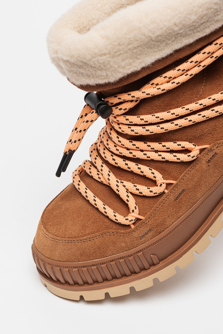 Palladium Кожени боти Pallashock Hiver - Кафяв - Pepit.bg