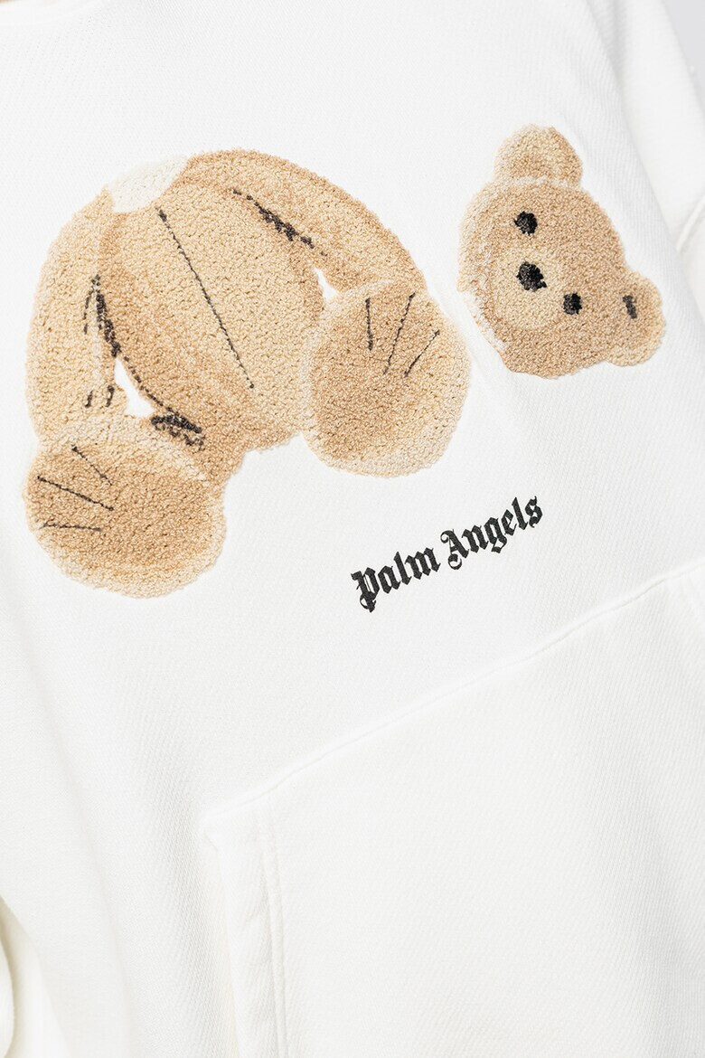 PALM ANGELS Худи Bear с джоб кенгуру - Pepit.bg