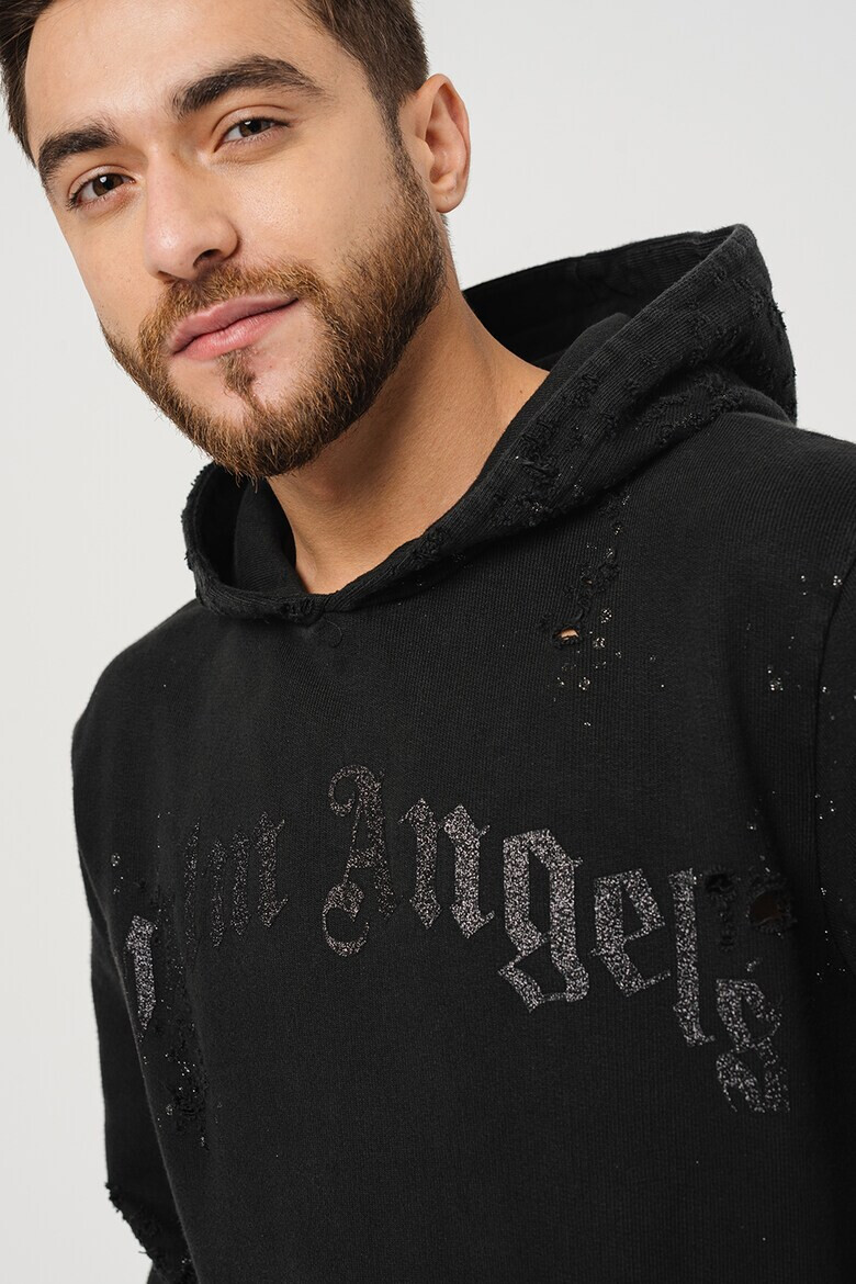PALM ANGELS Худи с джоб кенгуру - Pepit.bg