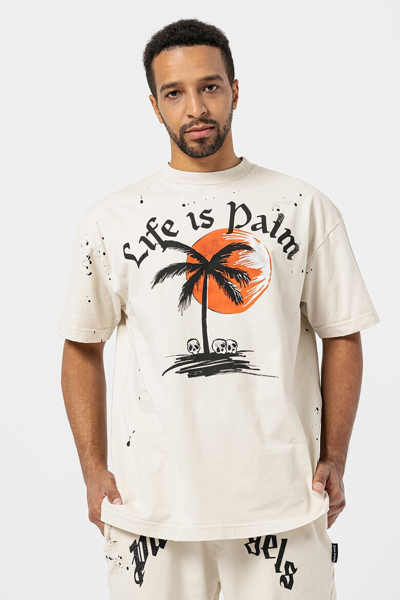 PALM ANGELS Тениска Sunset Palm с принт - Pepit.bg