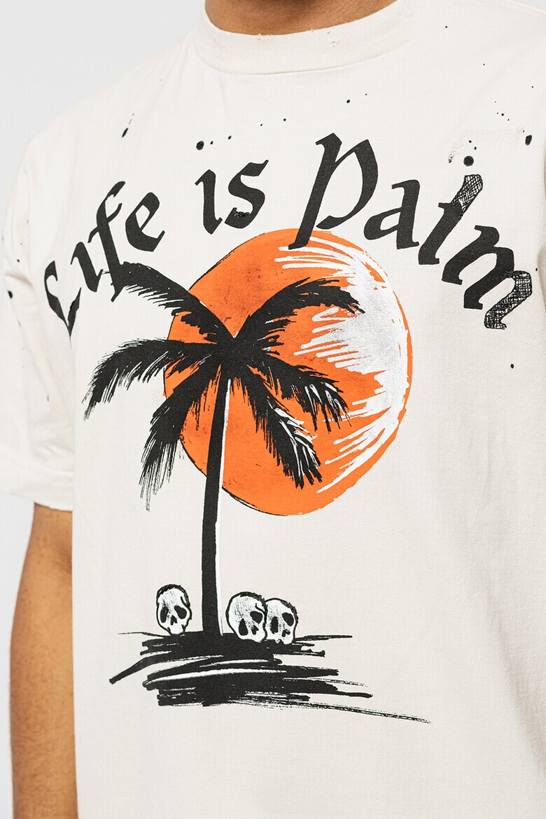 PALM ANGELS Тениска Sunset Palm с принт - Pepit.bg
