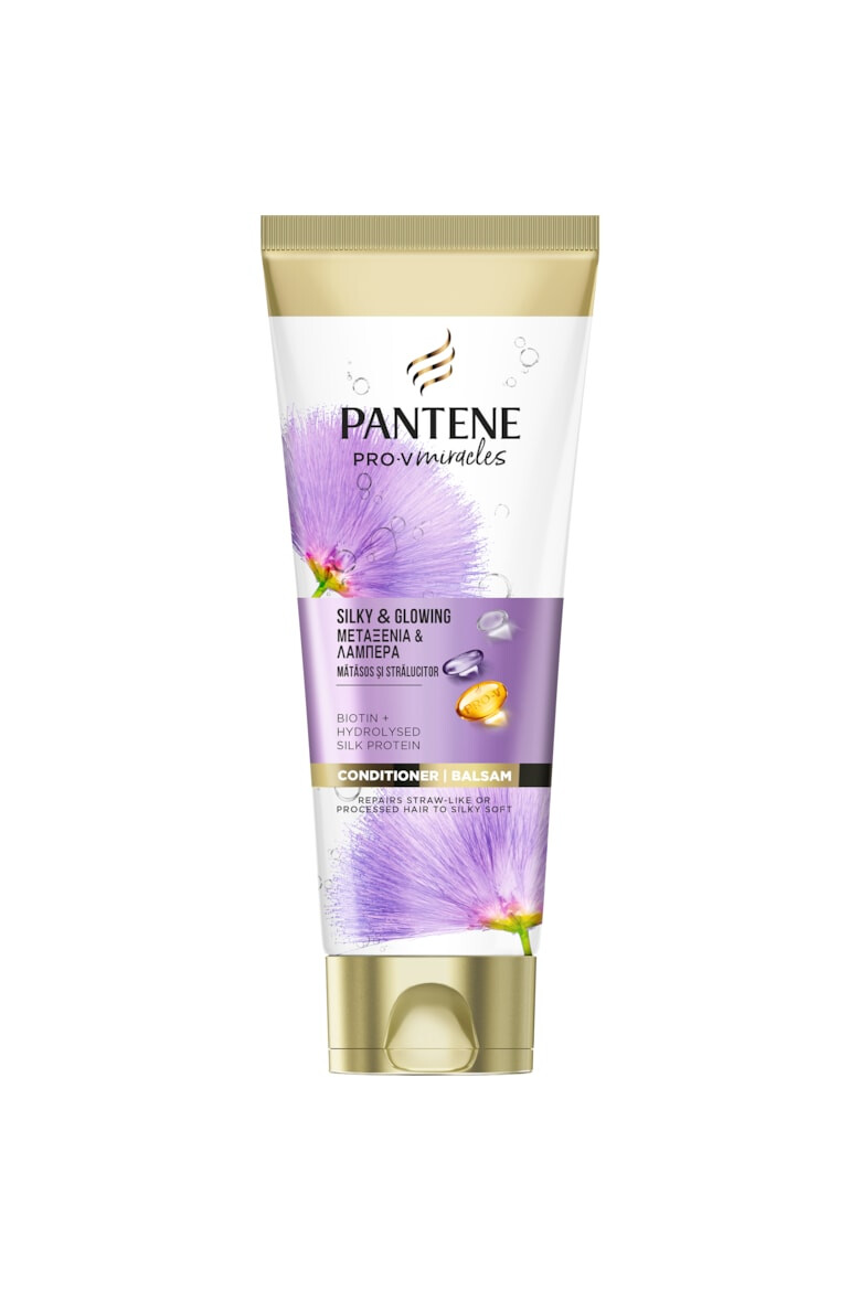 Pantene Балсам за коса Pro-V Miracles Silky & Glowing 200 мл - Pepit.bg