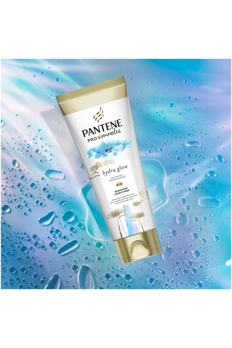 Pantene Комплект Pro-V Miracles Hydra Glow: Шампоан Pro-V Miracles Hydra Glow 300 мл + Балсам за коса Pro-V Miracles Hydra Glow 200 мл + Хидратиращ серум Pro-V Miracles Hydra Glow 75 мл - Pepit.bg