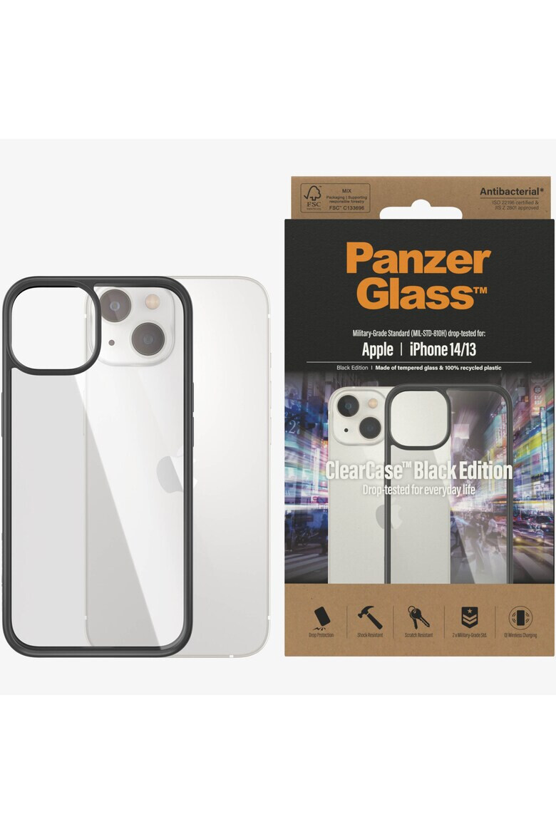 PanzerGlass Защитен калъф За Apple iPhone 14/13 - Black frame - Pepit.bg